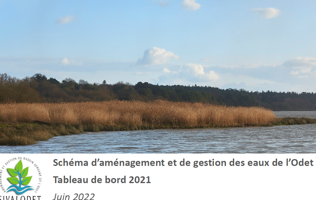 Le tableau de bord 2021 du SAGE Odet est en ligne !