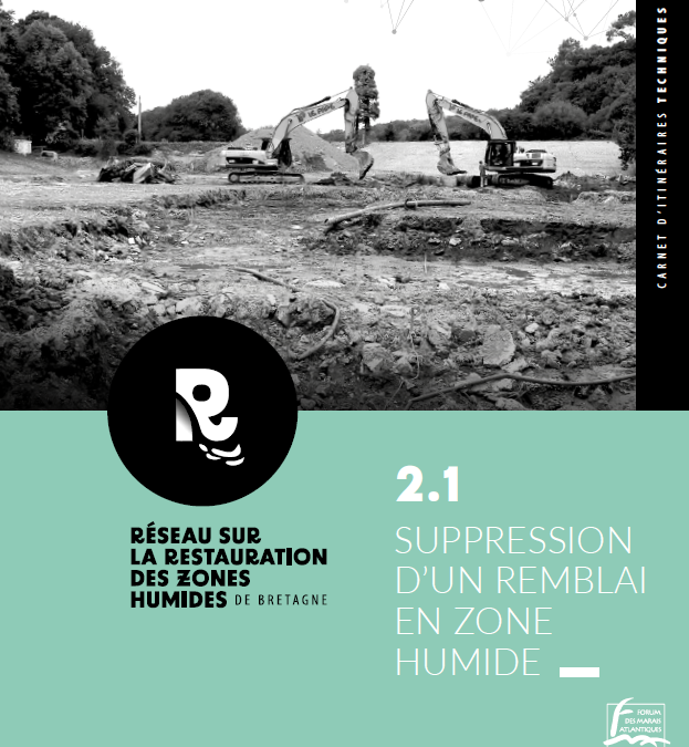 Carnet FMA : suppression de remblai en zone humide
